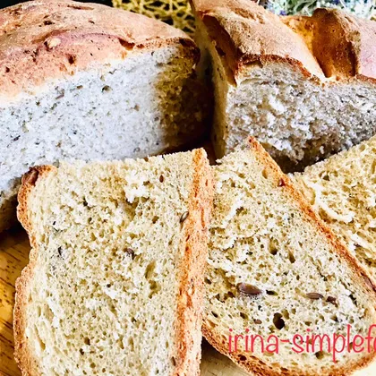 Хлеб домашний пшенично-ржаной