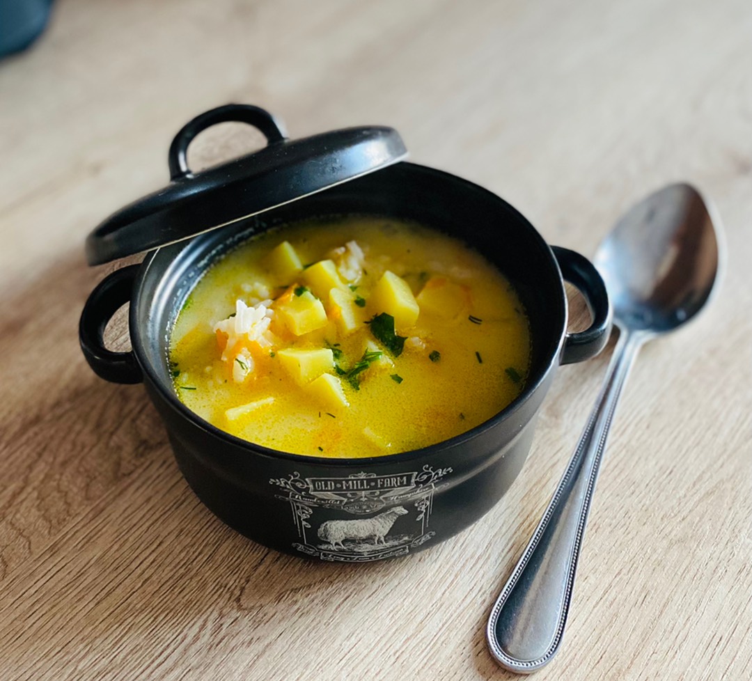 Сырный суп с копченой курицей и грибами простой рецепт пошаговый