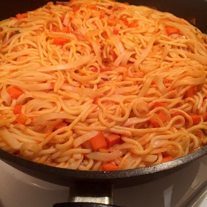 Вегетарианские спагетти Болоньезе🍝