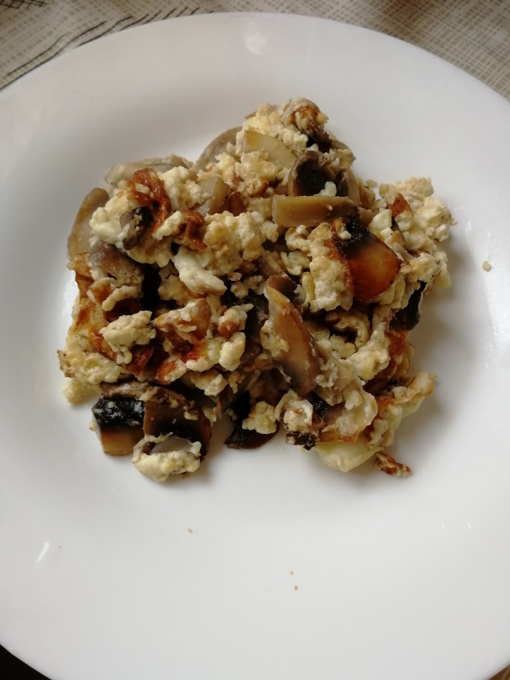 Омлет с грибами