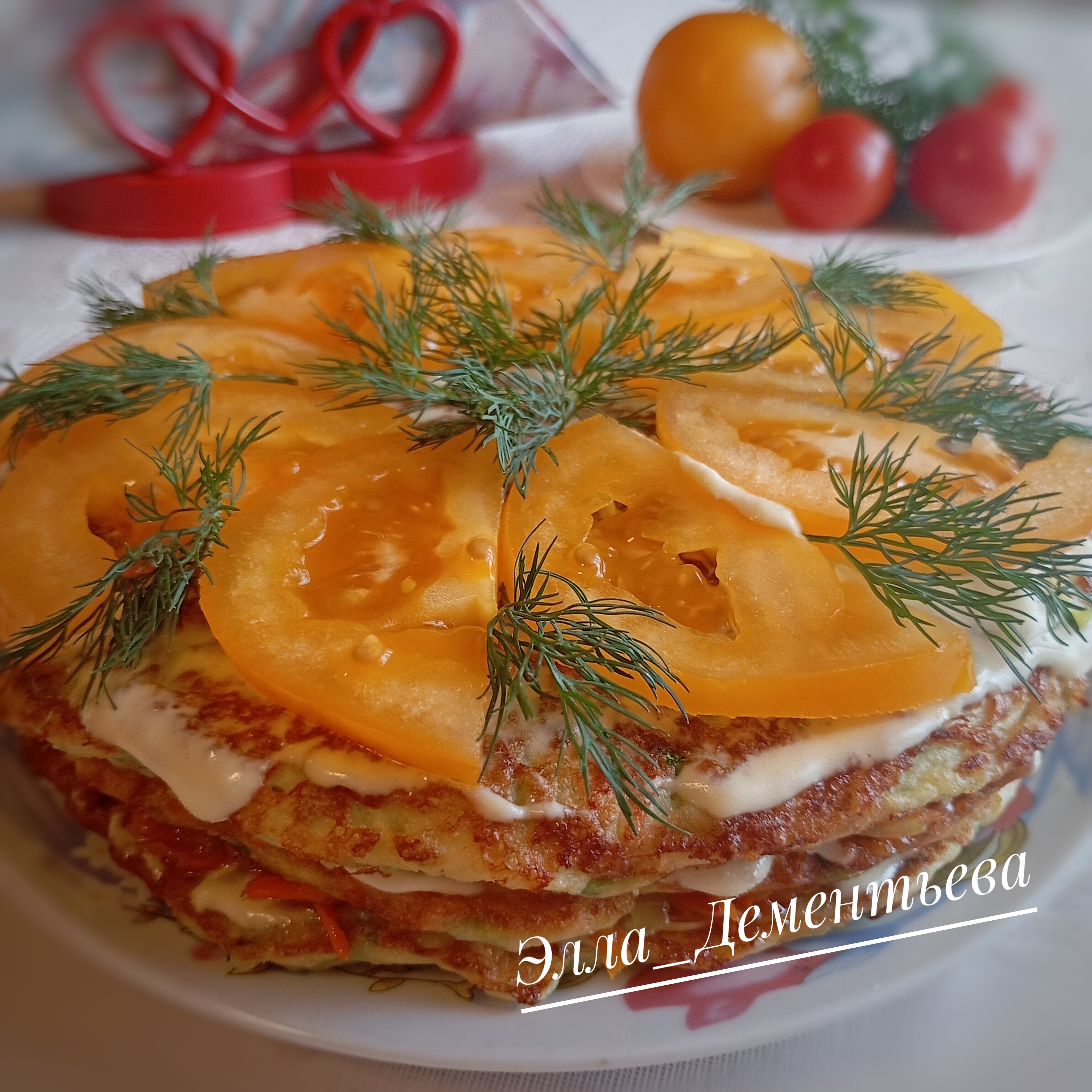 Кабачковый торт