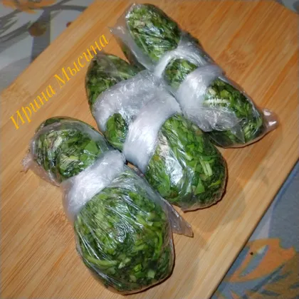 Щавель в заморозку 