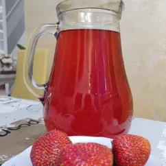 Клубнично-земляничный компот 🍓🍹