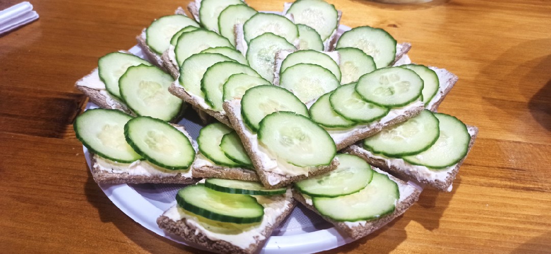 ПП белковый перекус на хлебце