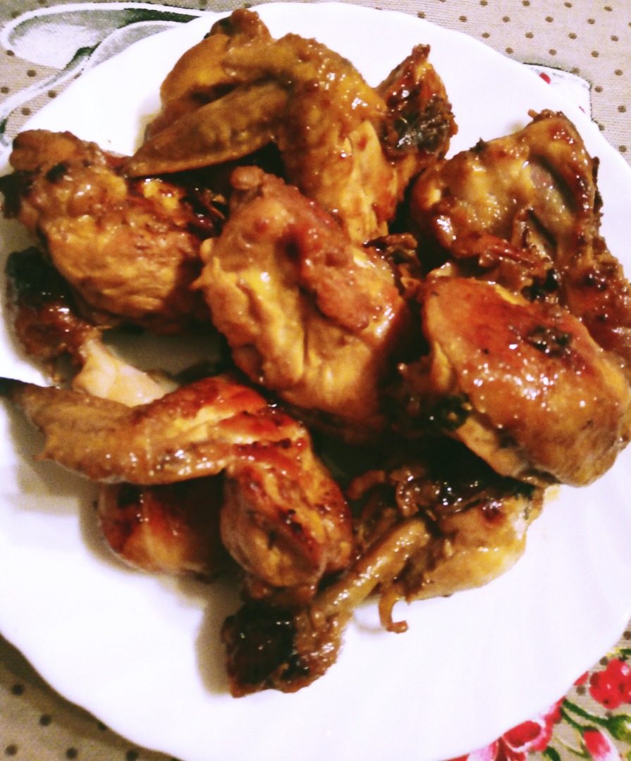 Курица в пьяном соусе