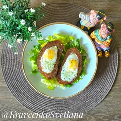 Яичница в хлебе 