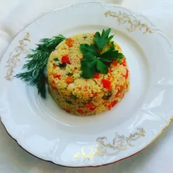 Кус-кус с грибами и овощами