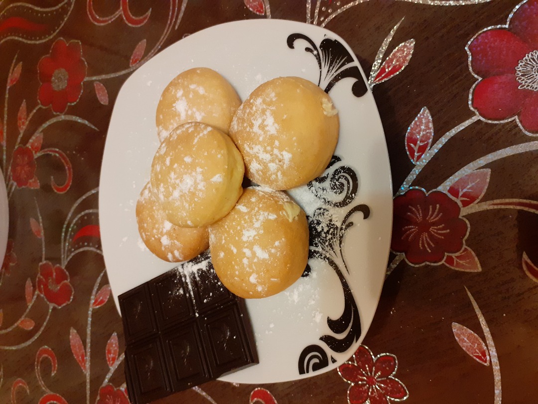 Пышки с начинкой