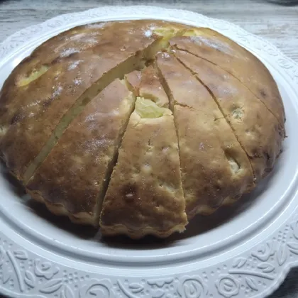 Ананасово - творожный пирог
