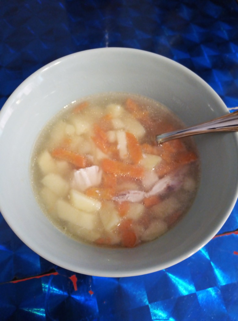 Картофельная похлёбка-суп с курицей