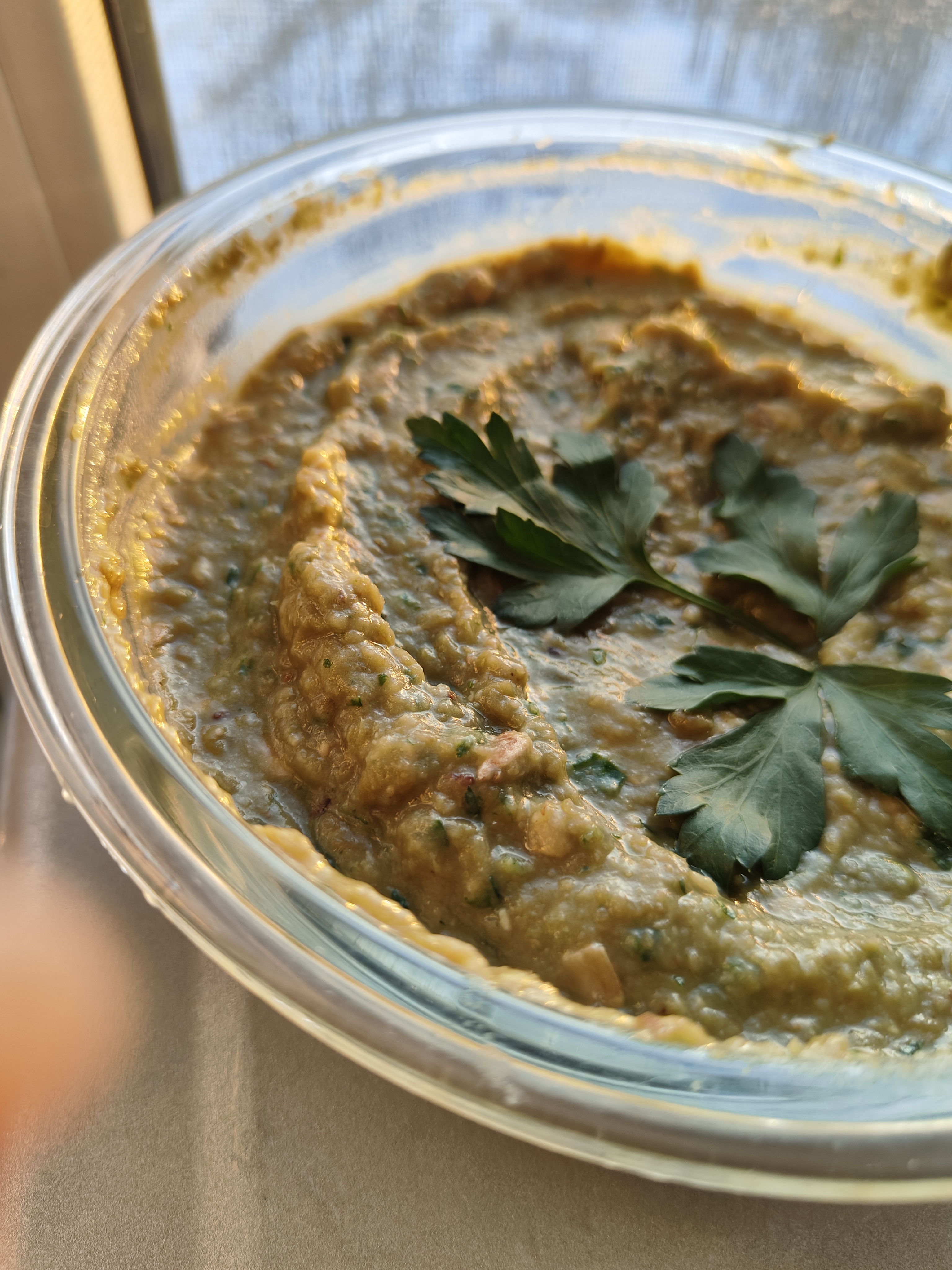 Хумус из маша с семечками 