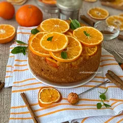 🍊Пирог с мандаринами