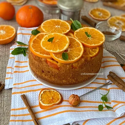 🍊Пирог с мандаринами