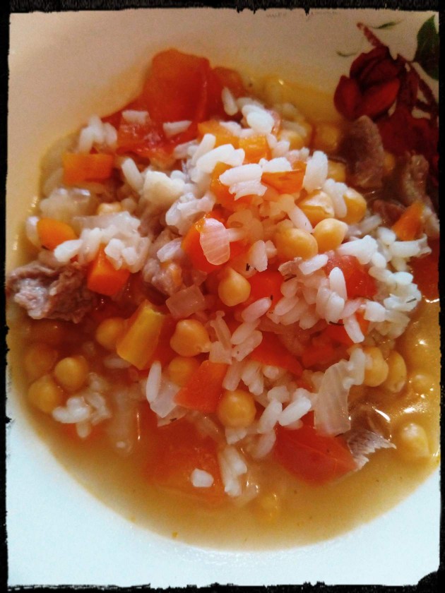 Мастава с нутом и свининой