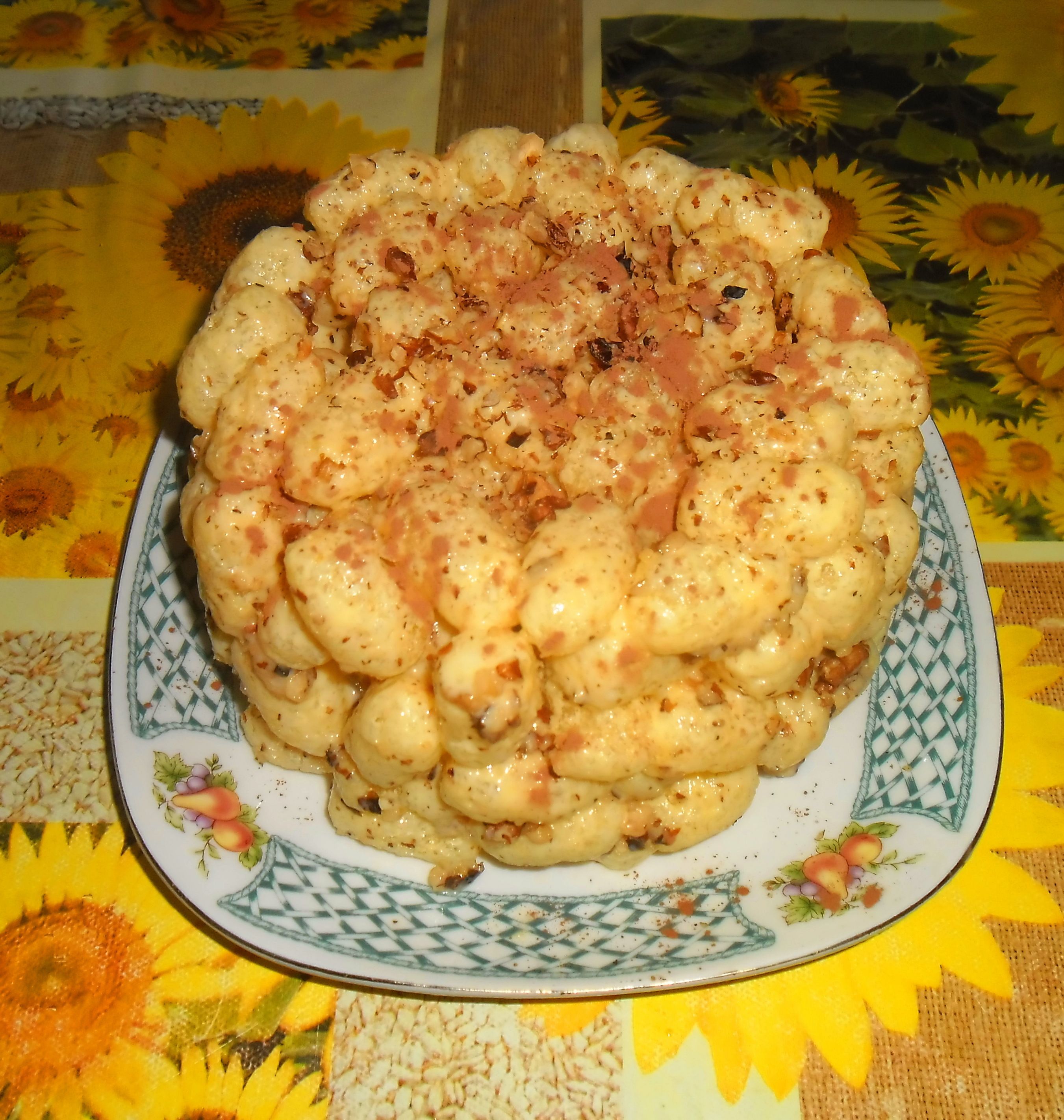 Рецепт: Торт из кукурузных палочек - муравейник из кукурузных палочек со сгущенкой