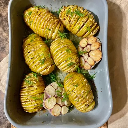 🇸🇪 Картофель Хассельбек (Hasselback potatoes) – шведский печёный картофель