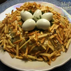 Салат Гнездо глухаря 