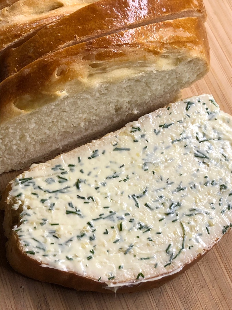 Чесночное масло с укропом