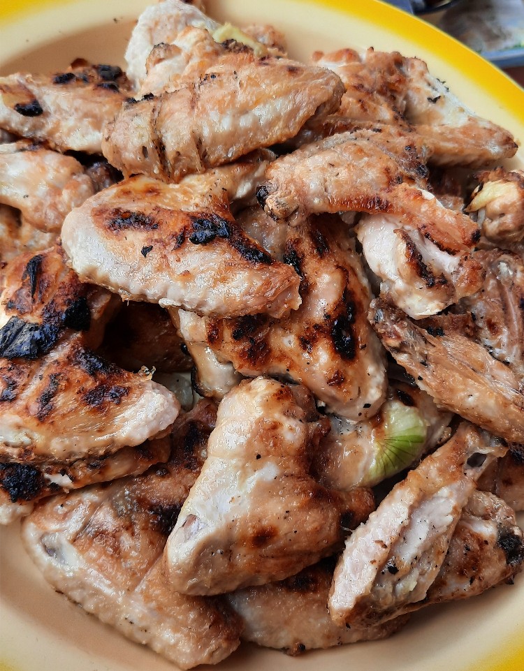 Крылья куриные на мангале