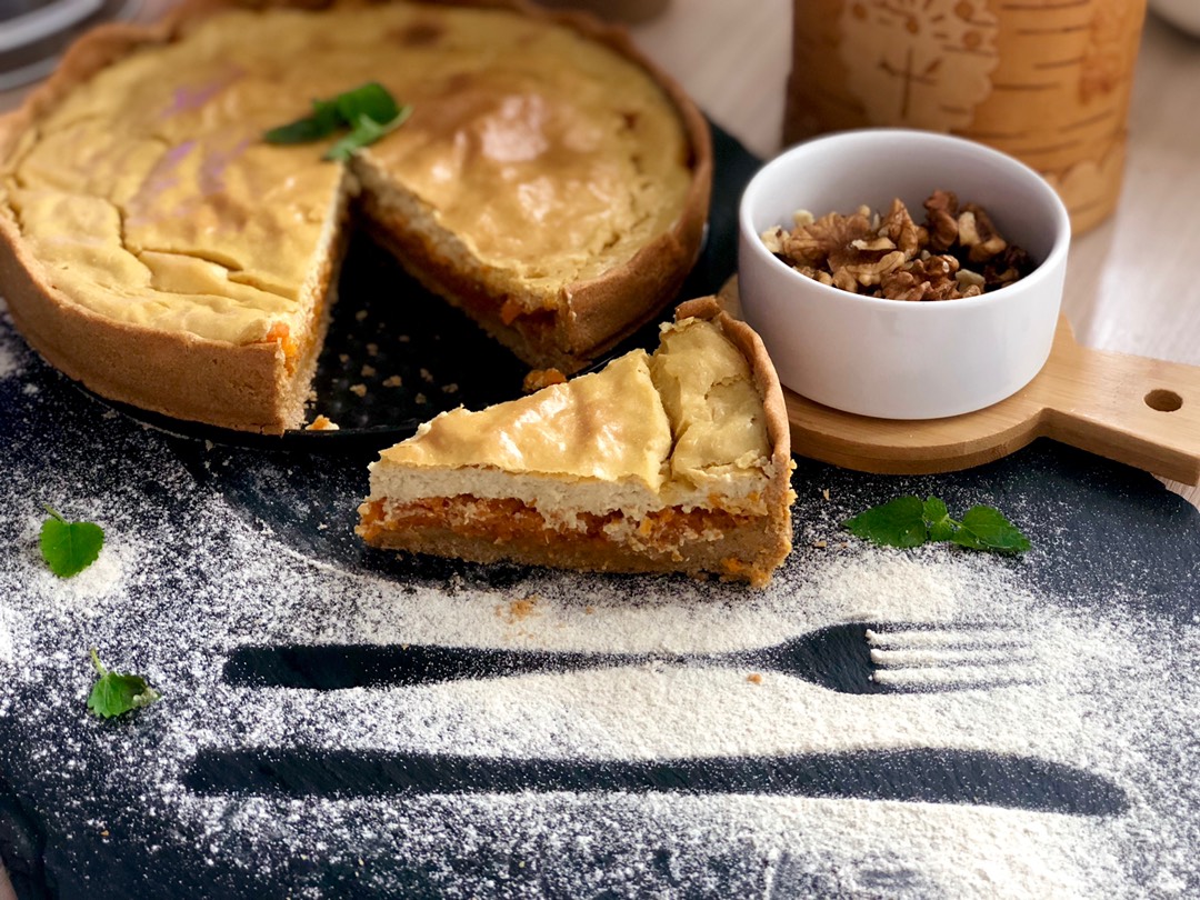 Киш морковный 🥕 Vegan