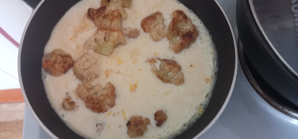 Цветная капуста в яично молочной заливке