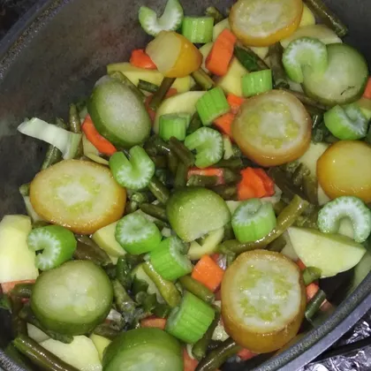 Говядина с овощами
