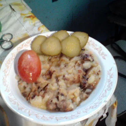Картофельное пюре по-белорусски