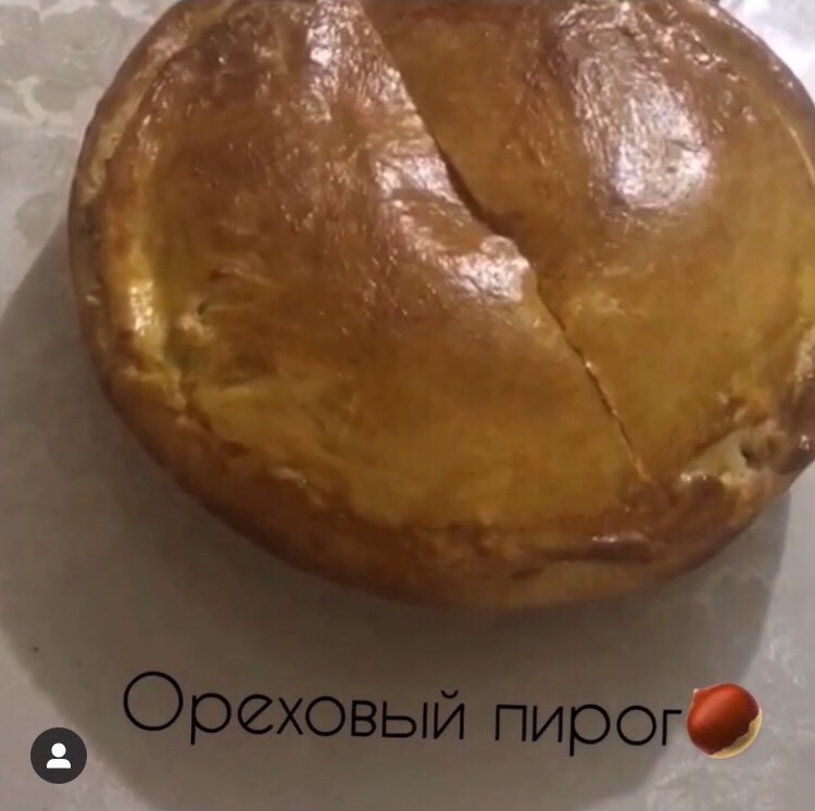 Воздушный ореховый пирог