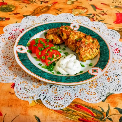 Рубленые котлеты  из курицы  и цветной капусты 