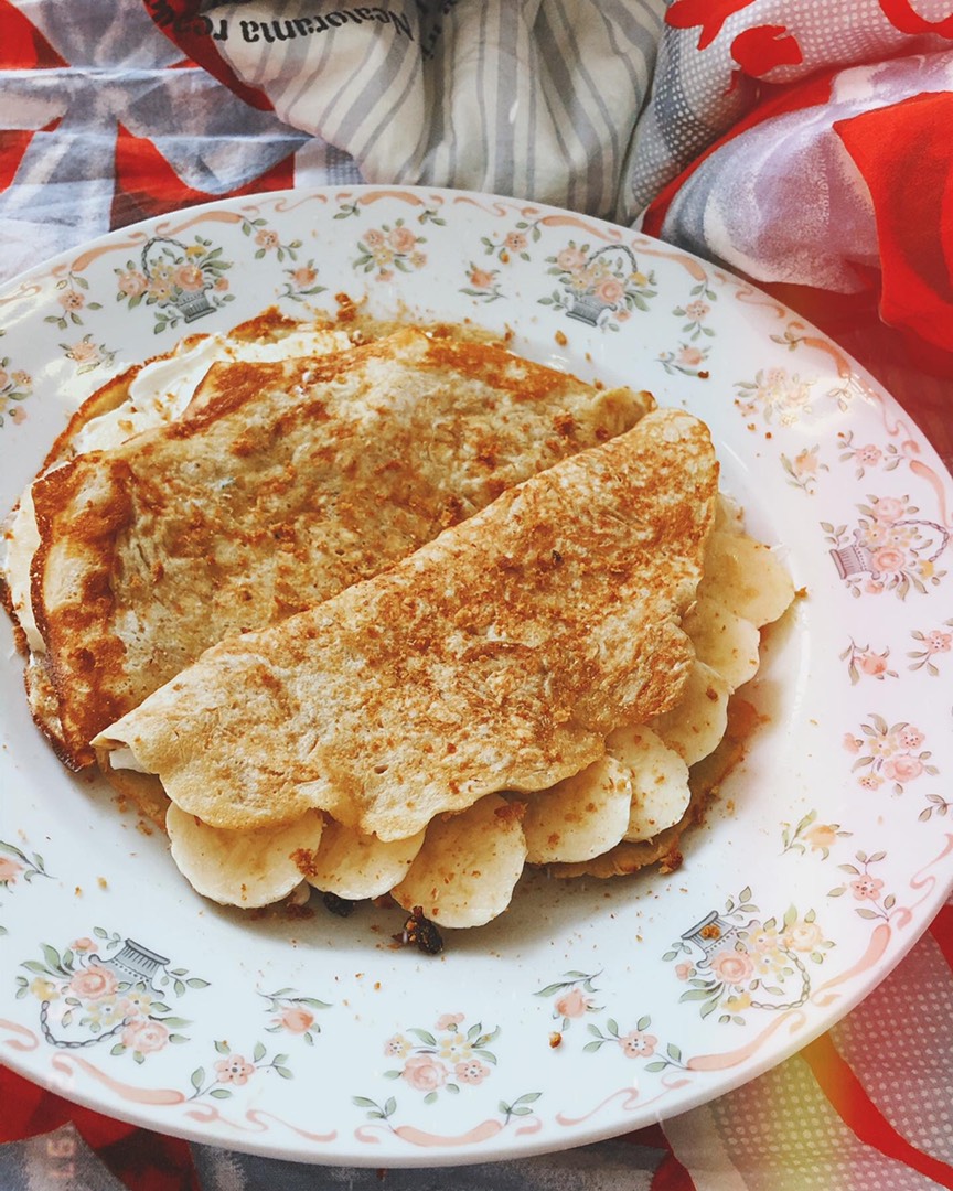 ОВСЯНОБЛИН с бананом и творожным сыром| Вкусный #ЗАВТРАК за 3 минуты