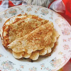 ОВСЯНОБЛИН с бананом и творожным сыром| Вкусный #ЗАВТРАК за 3 минуты