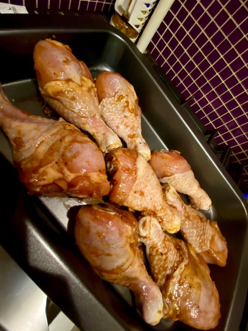 Куриные окорочка в соевом соусе на сковороде