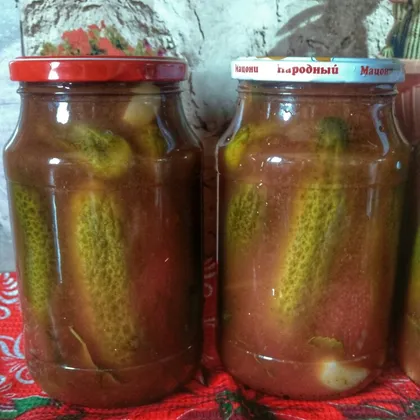 Огурцы маринованные в кетчупе Чили