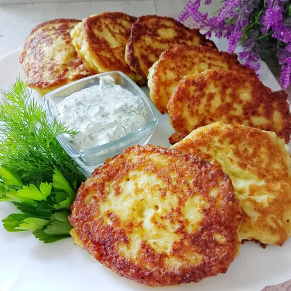 Оладьи из цветной капусты с творогом