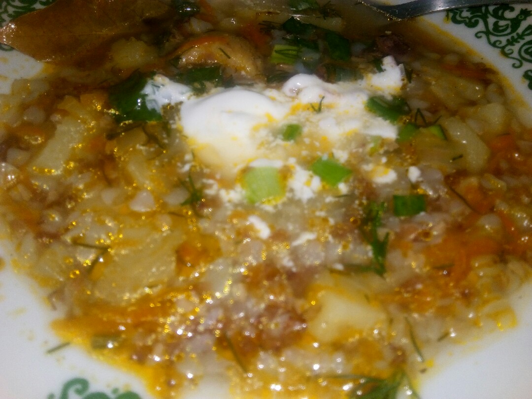 Оританг (корейский суп с уткой)