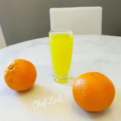 Напиток из замороженного апельсина