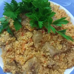 Кус-кус со свининой и овощами