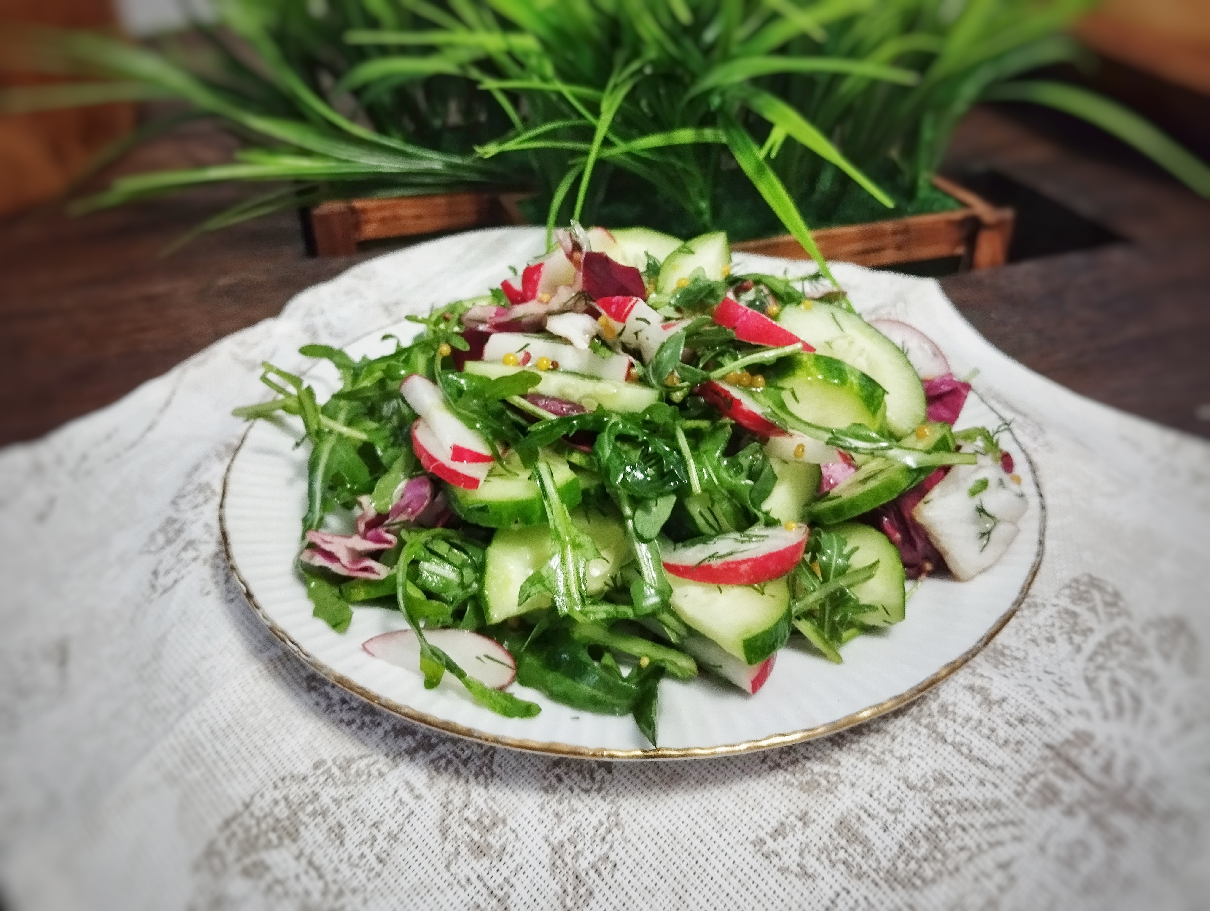 Лёгкий витаминный салат