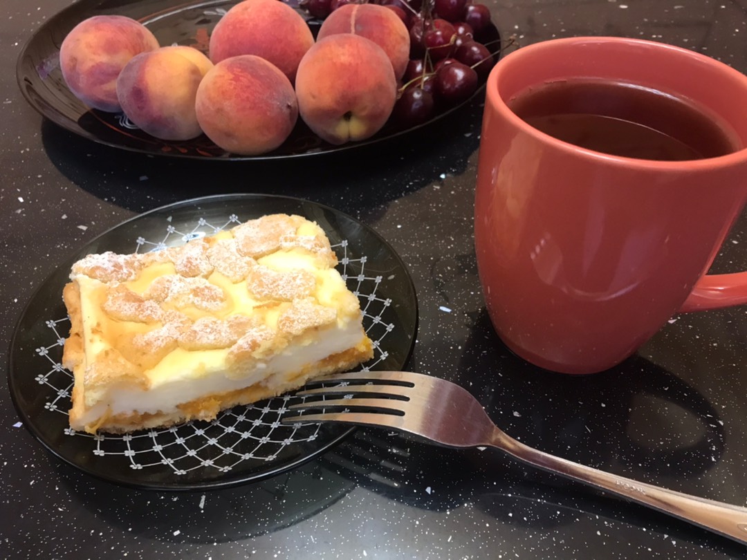 Нежное пирожное с абрикосом 🍑