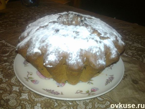 Творожный кекс с изюмом