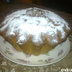 Творожный кекс с изюмом