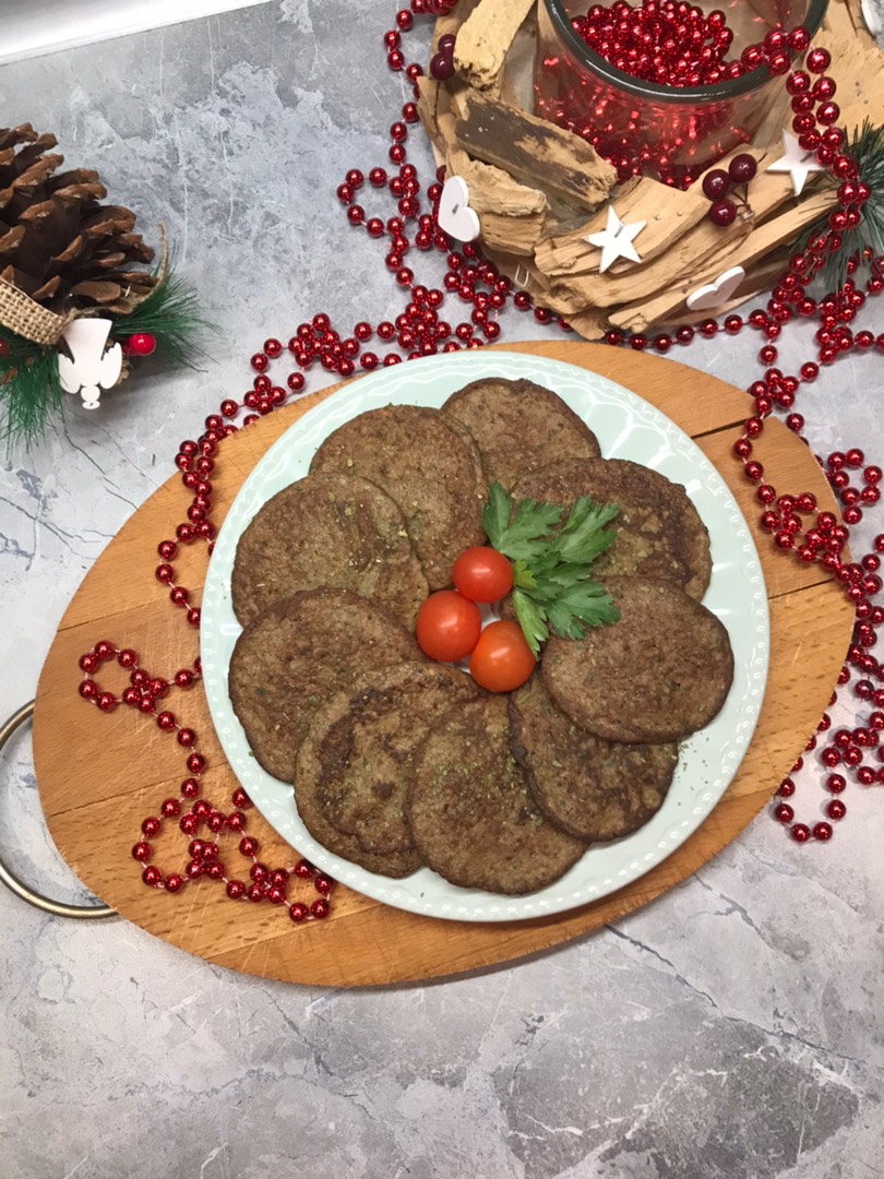 Печёночные оладьи