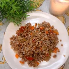 Гречка с овощами