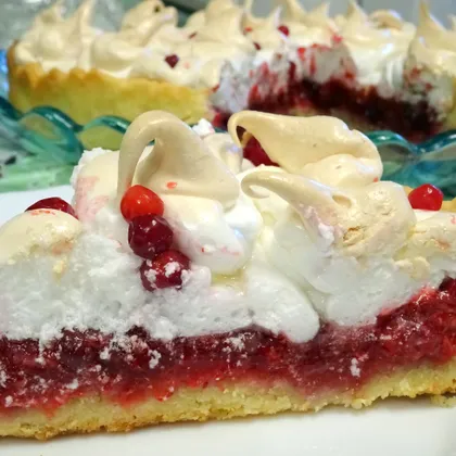 Пирог, в который нельзя не влюбиться - Брусника под снегом