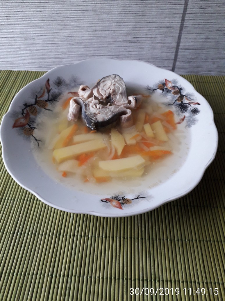 Рыбный суп из скумбрии