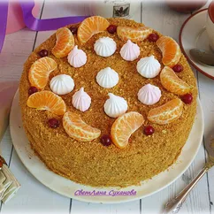 Медовик "Шифоновый" на сковороде