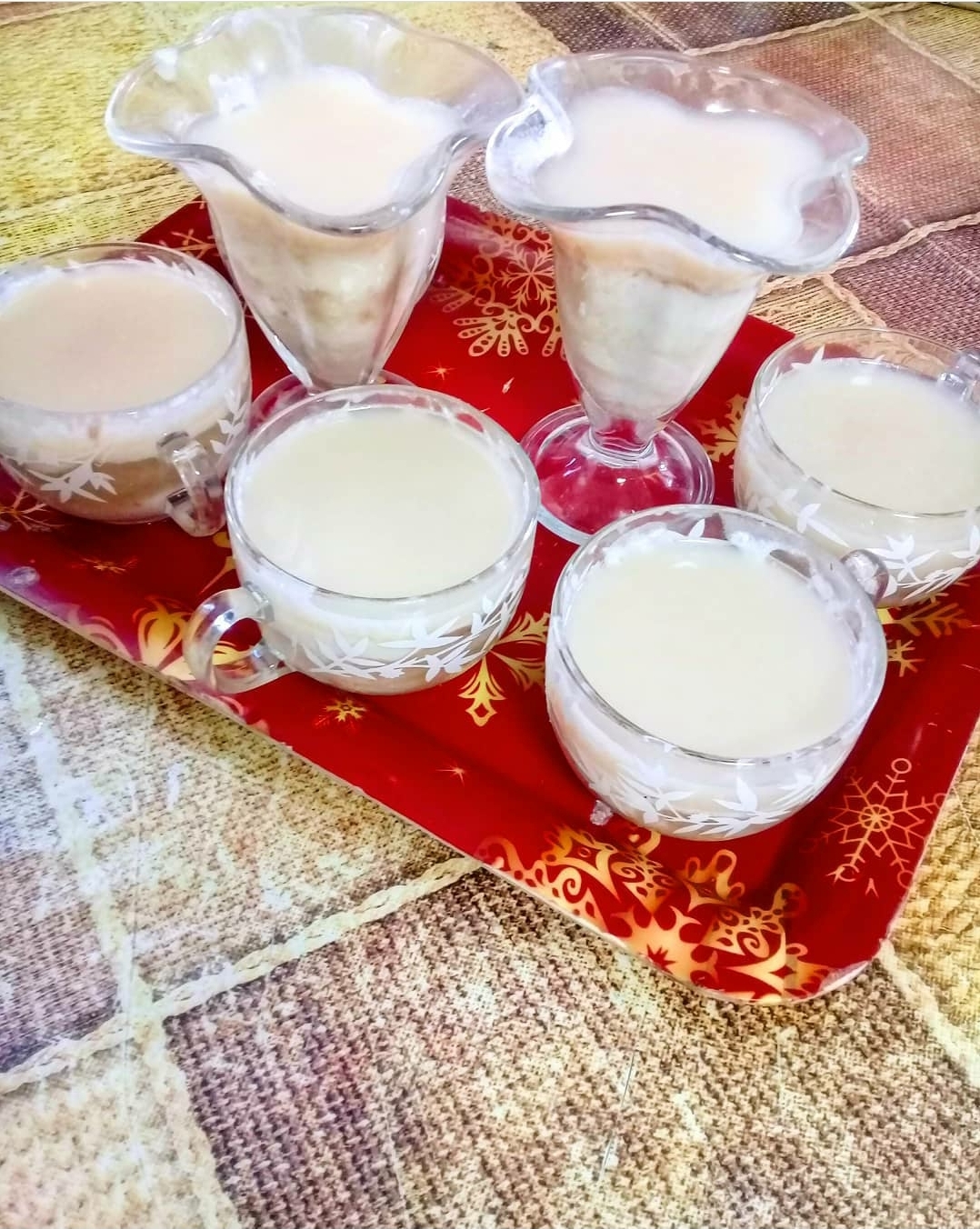 Трёслойное желе Облачко