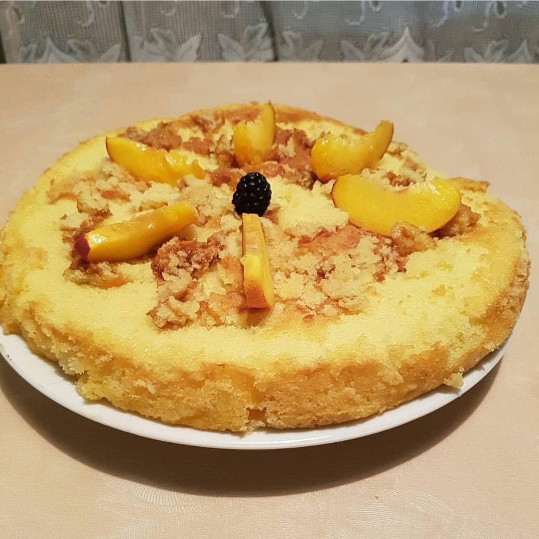 Персиковый десерт — Вегетарианские рецепты