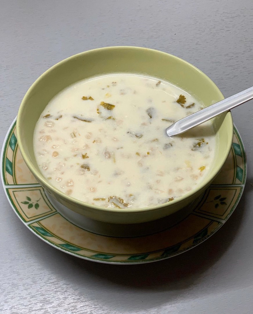 Спас-суп на кисломолочной основе