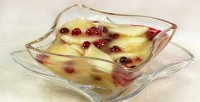 Кисель яблочный с брусничным компотом